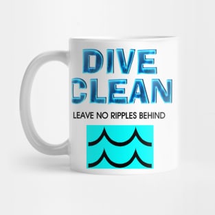 Dive Clean No Ripples Mug